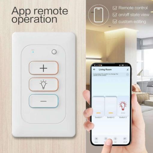 Tuya Machanizam light switch gdkes nanxin Matter smart homek with RF remote double controlled wall switch wetrendy bulbs