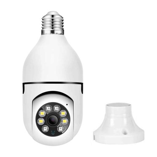 PTZ HD Wifi IP Camera With Bulb lamp Wireless Cloud Home Security Network CCTV Camera