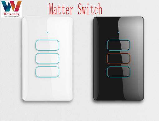 Machanizam light switch US standard Matter smart home Touch switch wifi switch matter switch wall switch our plug tuya