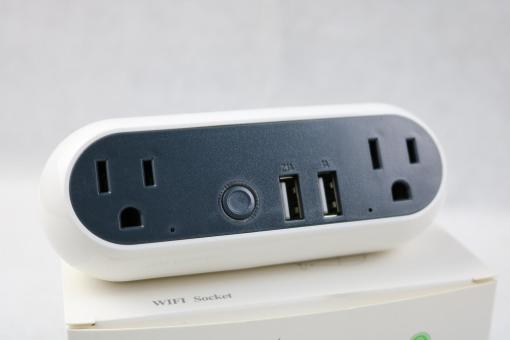 Wetrendy 16A Tuya Smart Plug Socket Dual Outlets with 2USB 3.1A Outputs for US Market us plug us socket eu plug