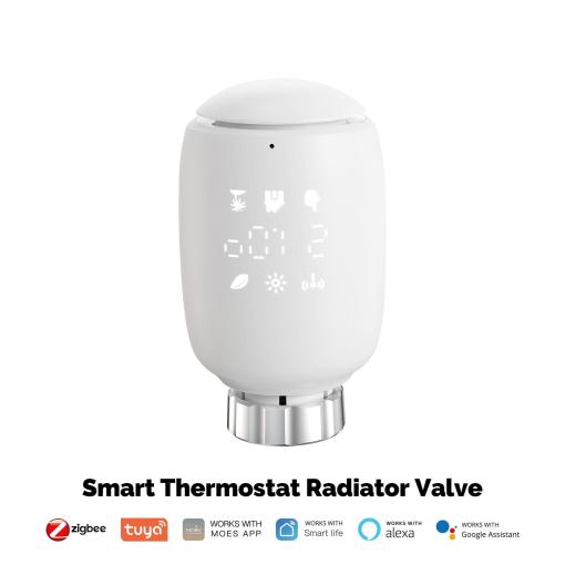 Tuya Zigbee Smart Home TRV Programmable Thermostat Heater Temperature Controller