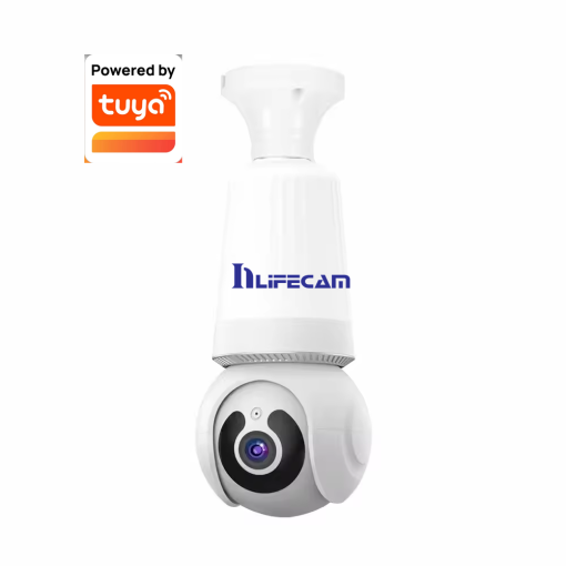 5.0MP Tuya E27 lamp Holder WIFI Indoor&Outdoor Bulb Panoramic WIFI IP Camera