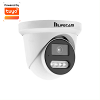 4.0MP/5.0MP Tuya Smart app POE IP Camera Turret Dome WIFI IP Camera Metal Fixed Lens