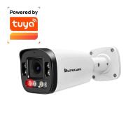 4.0MP Tuya Smart APP Outdoor WIFI POE IP Camera Color Night Bullet Network Camera