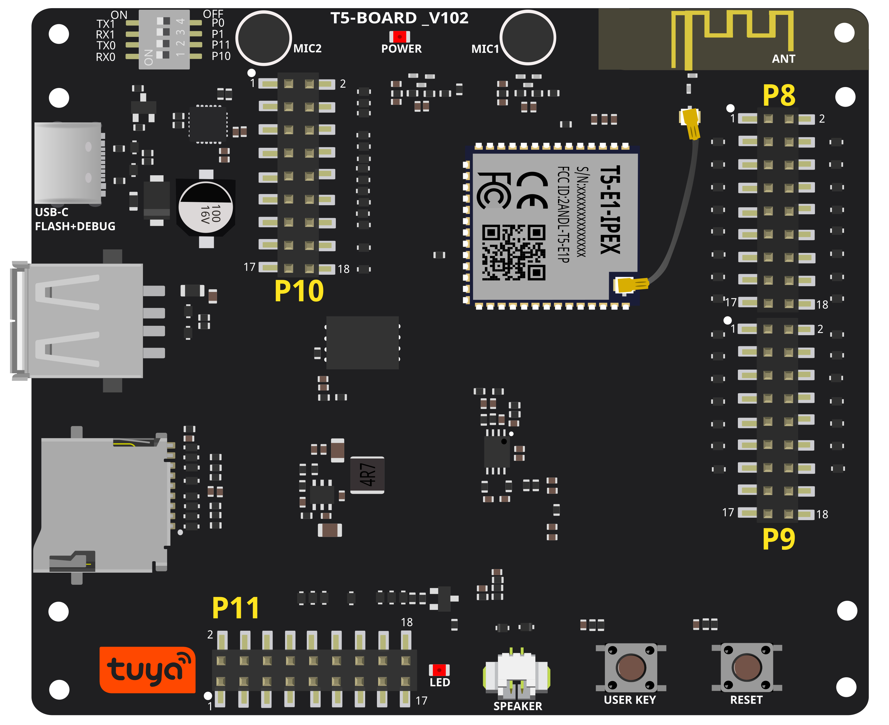T5AI-Board Development Board