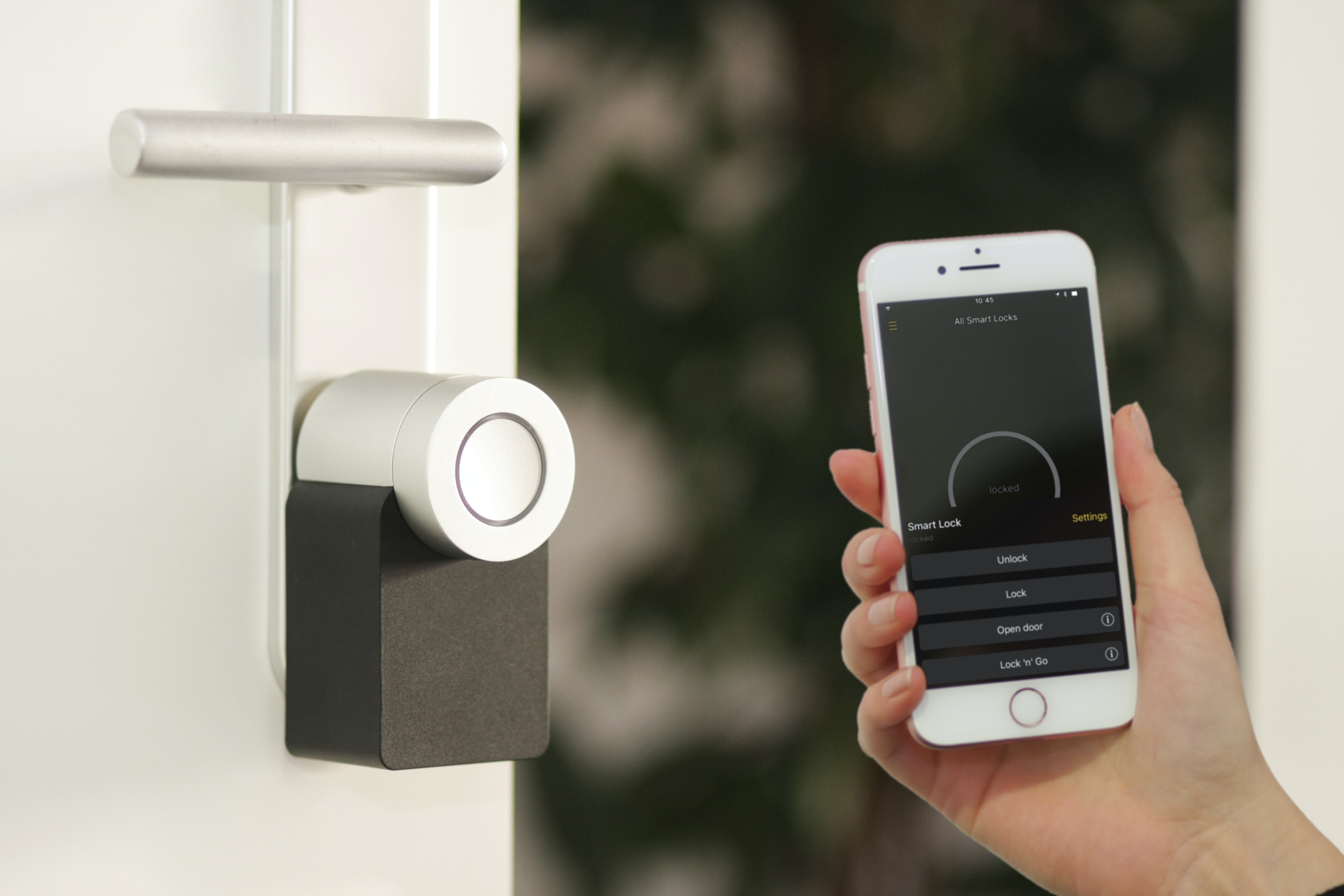 Smart door locks to let in the delivery man