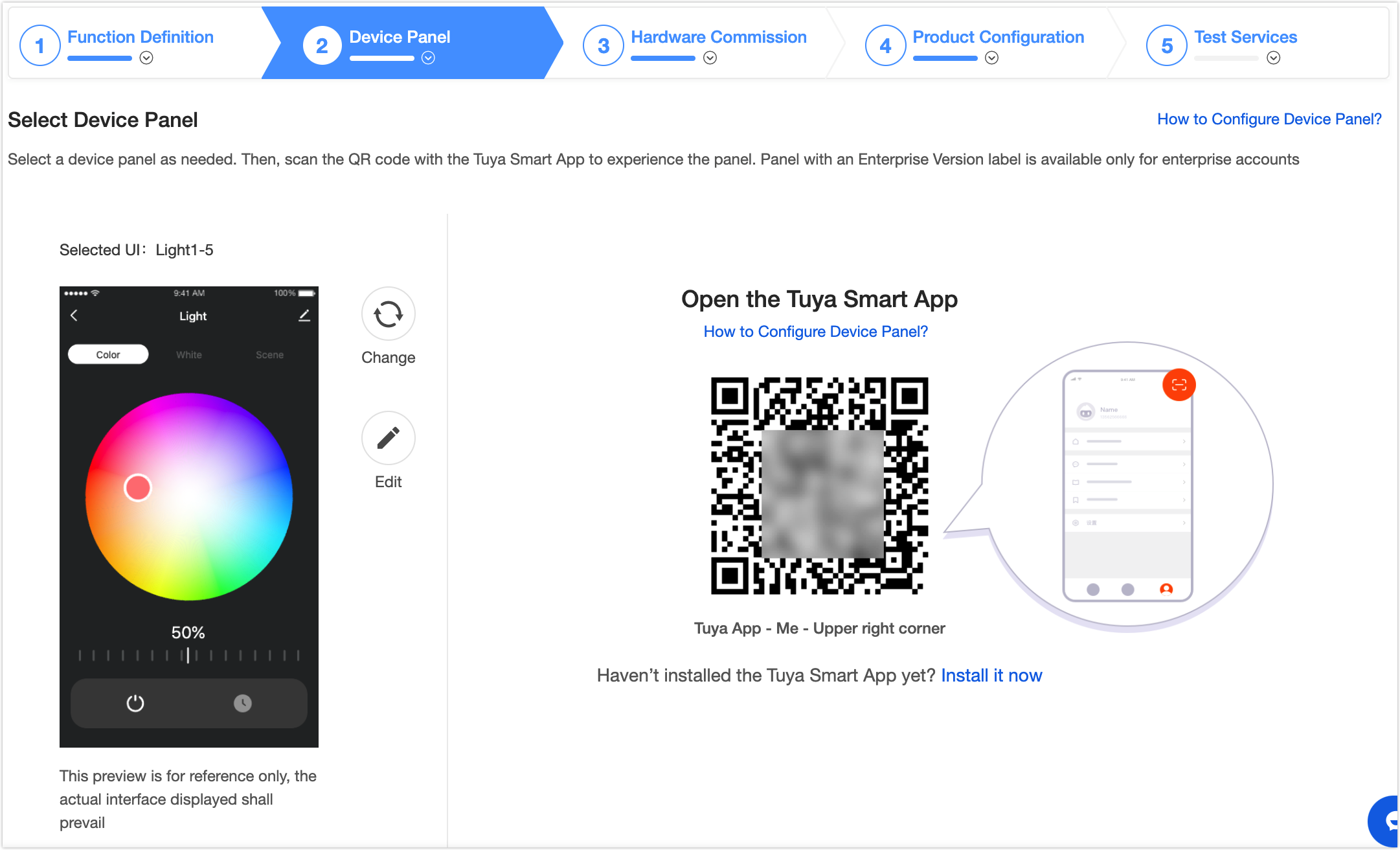 Test the added quick toggle and common functions