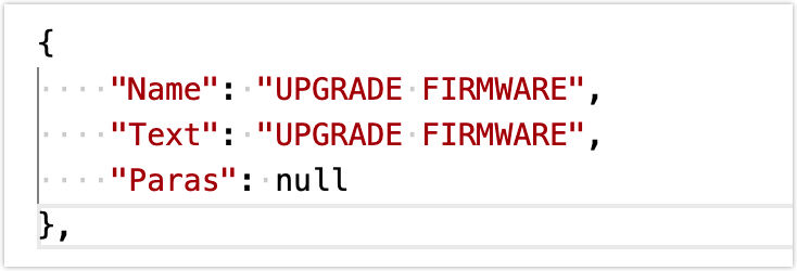 Modify configuration