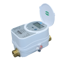 Ultrasonic Valve Control Water Meter with Zigbee Communication Way