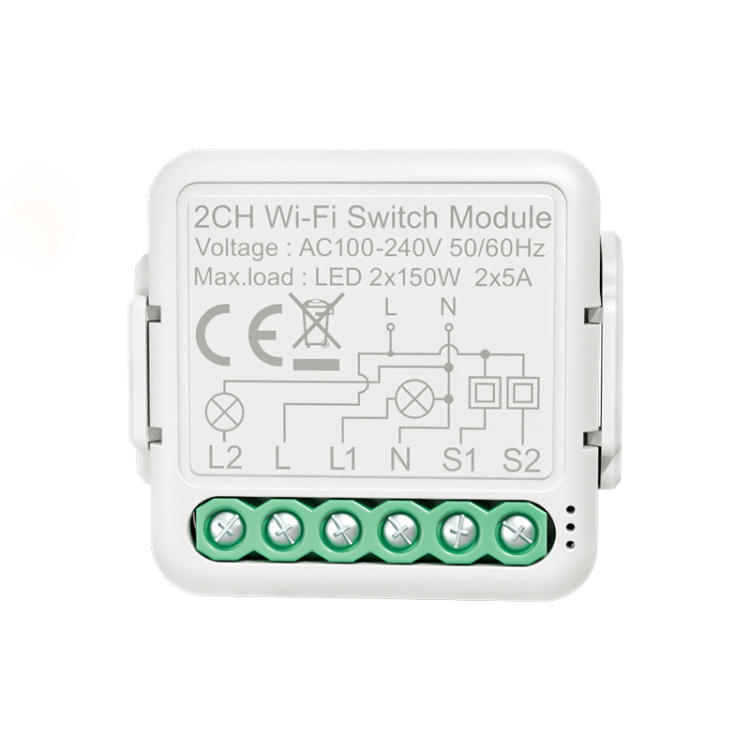 SML-02WB Wi-Fi+BLE 2CH Switch Module