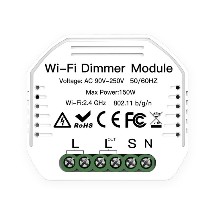 App Control Dimmer Switch Module 90-250V Work With Reset Switch