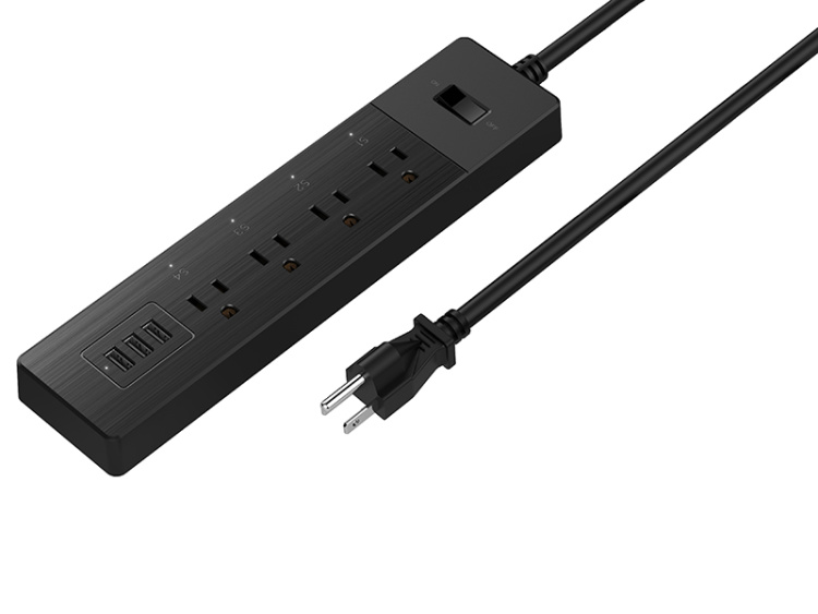 Wi-Fi Power Strip with USB or PD fast charger