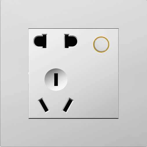 D8S  2 pin & 3 pin universal socket (Zigbee) (with 1-relay)