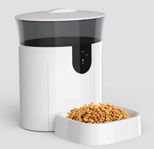 7L Automatic Cat Feeder,Wi-Fi Enabled Smart Pet Feeder for Cats and Dogs with Portion Control