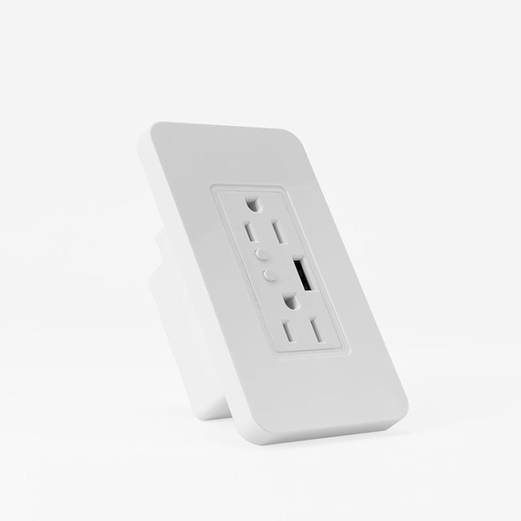 US Wall Outlet With USB