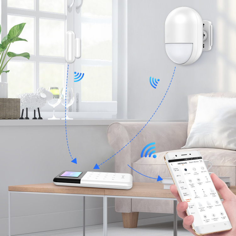 Wi-Fi/GSM RF Smart Home Security Intruder Alarm System Kit
