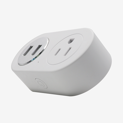 WiFi Smart Plug  (US1P+2U) Alexa Google USB Charging Remote Control