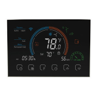 BAC8000 HVAC Digital Fan 3 Speed Temperature Controller Smart Home Thermostat Tuya Smart Switch Digital Thermostat