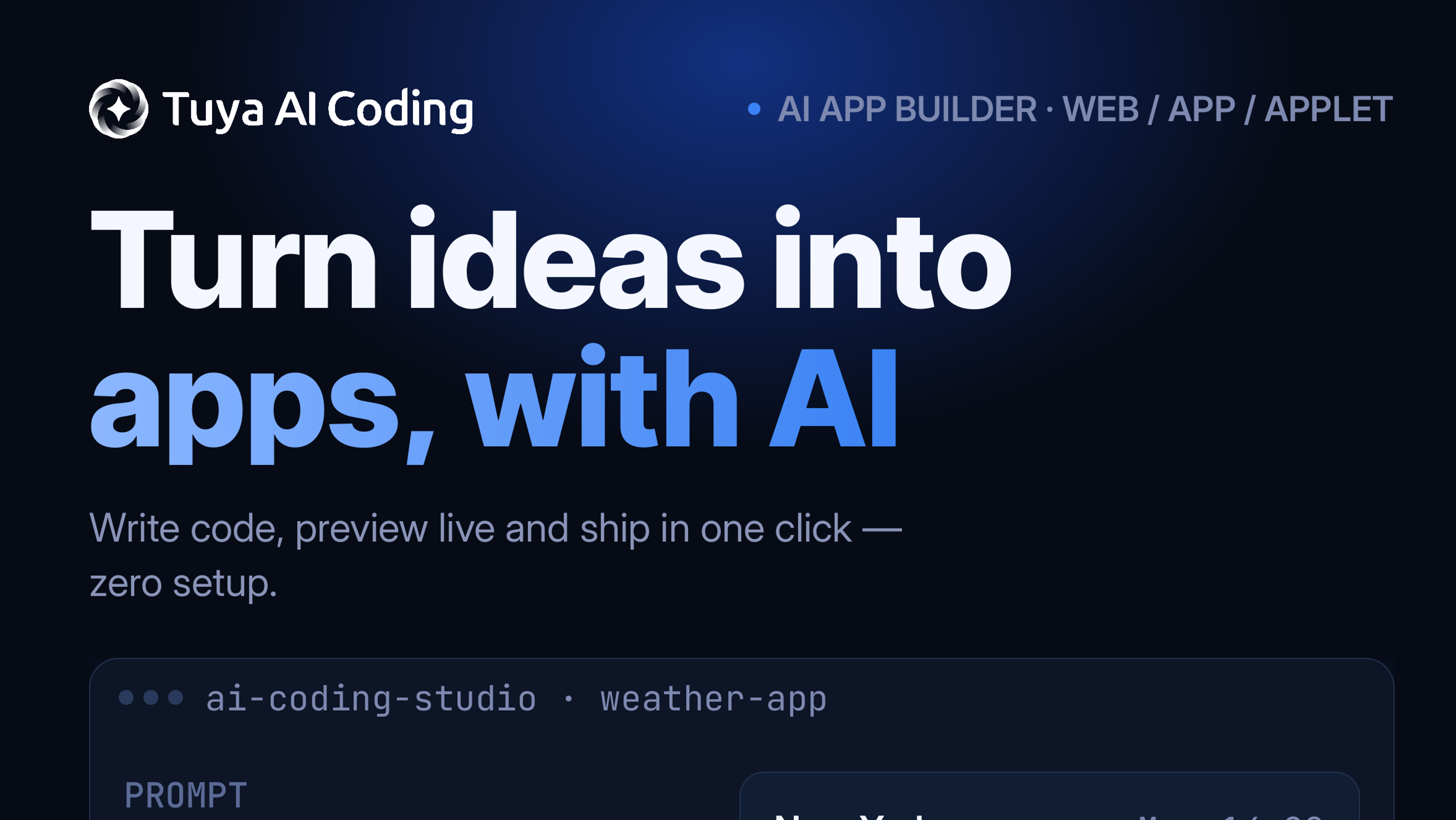 Turn your idea into real with Tuya AI