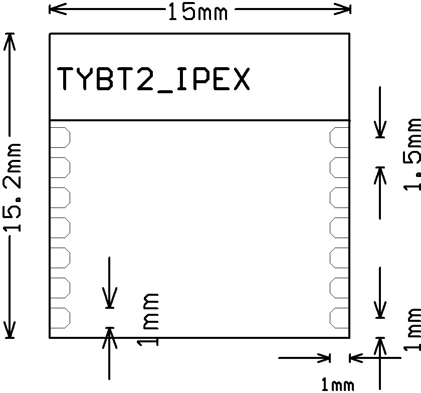 TYBT2-IPEX 模组规格书